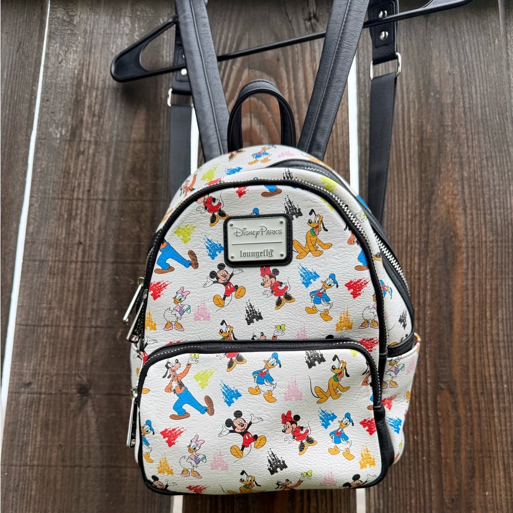 Disney Parks Loungefly Mickey Mouse And Friends Castle Mini Backpack